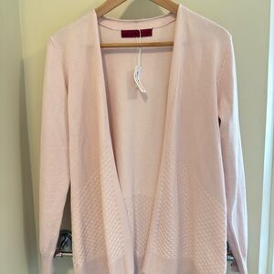 Scarlett Light Pink Open-Front Women’s Cardigan